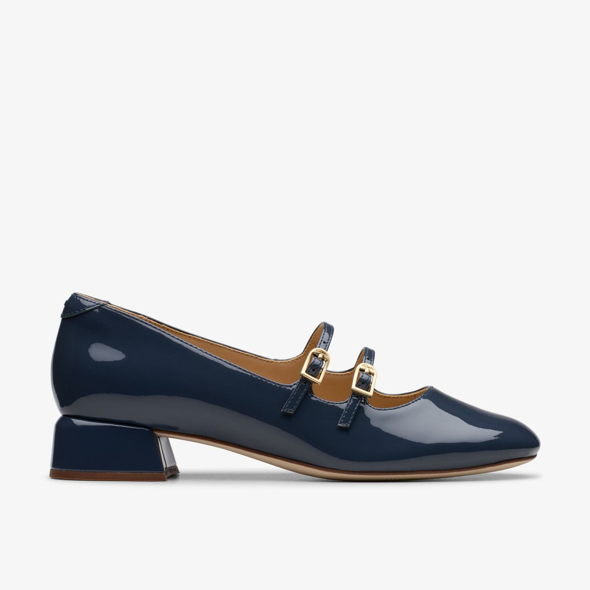 Clarks Popular / Daiss 30 Shine Navy Patent