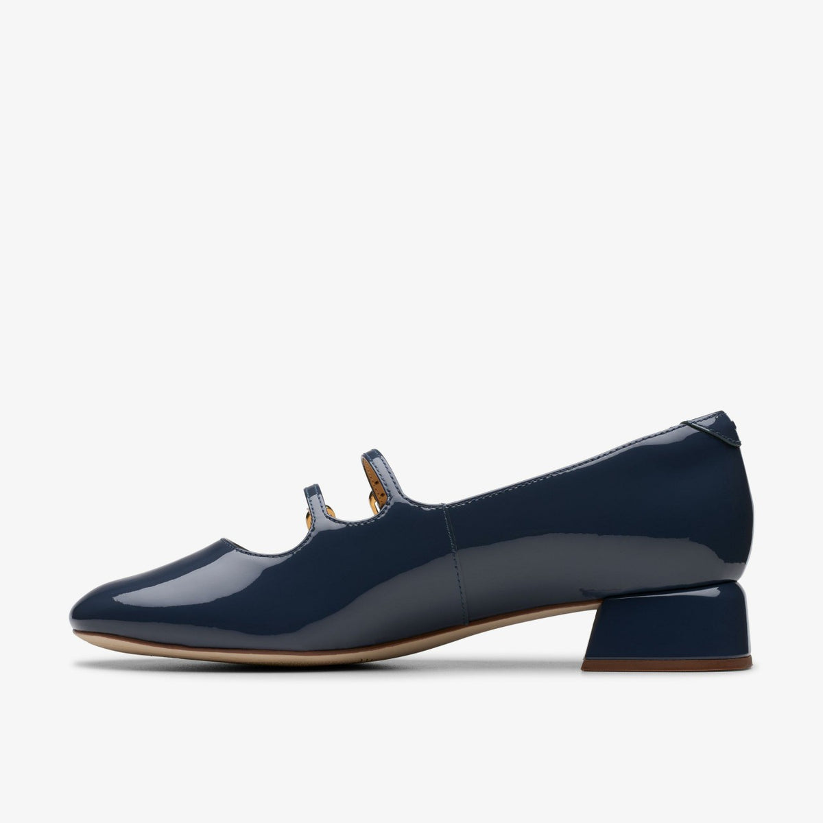 Clarks Popular / Daiss 30 Shine Navy Patent
