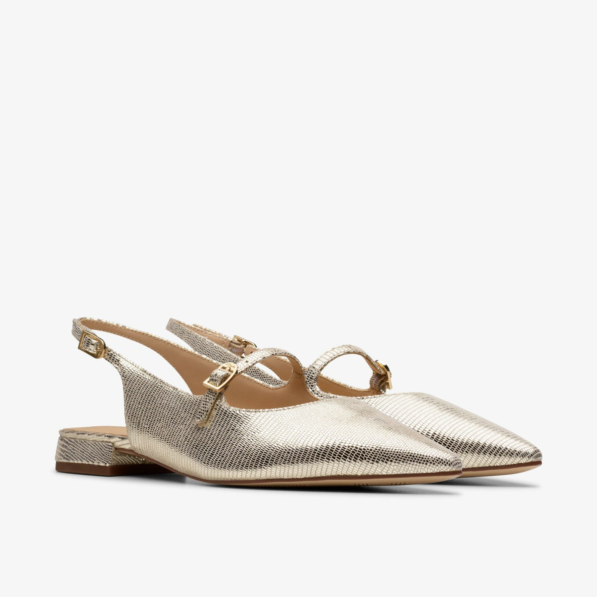 Clarks Signature / Sensa 15 Shine Champagne Interest