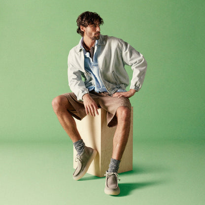 Clarks Sale / Torhill Hi Light Grey Suede
