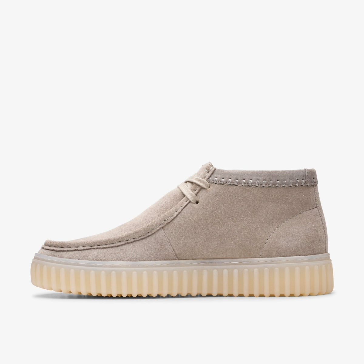 Clarks Sale / Torhill Hi Light Grey Suede