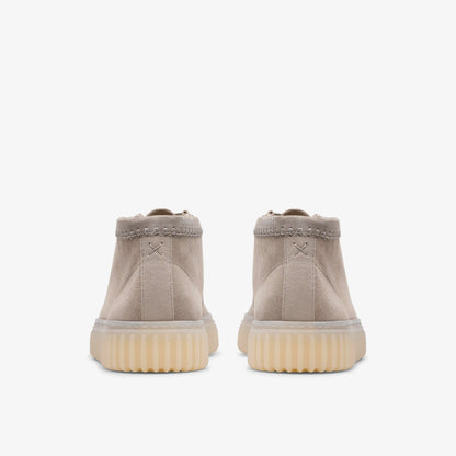 Clarks Sale / Torhill Hi Light Grey Suede