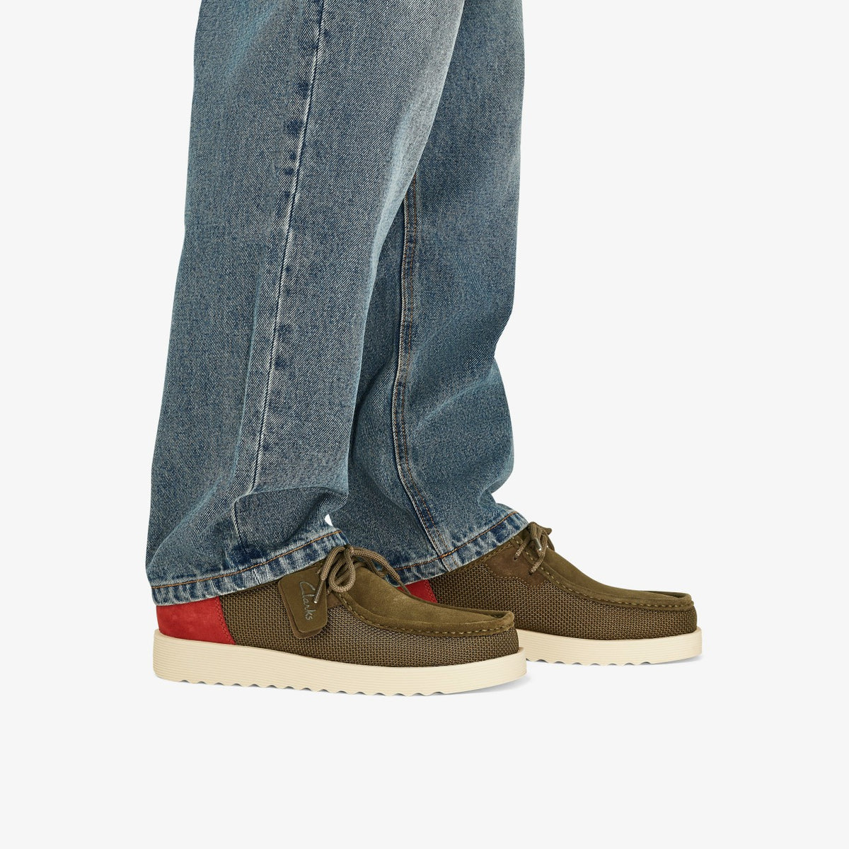 Clarks Smart Buy / Wallabee FTR 2 Lo Olive Combination