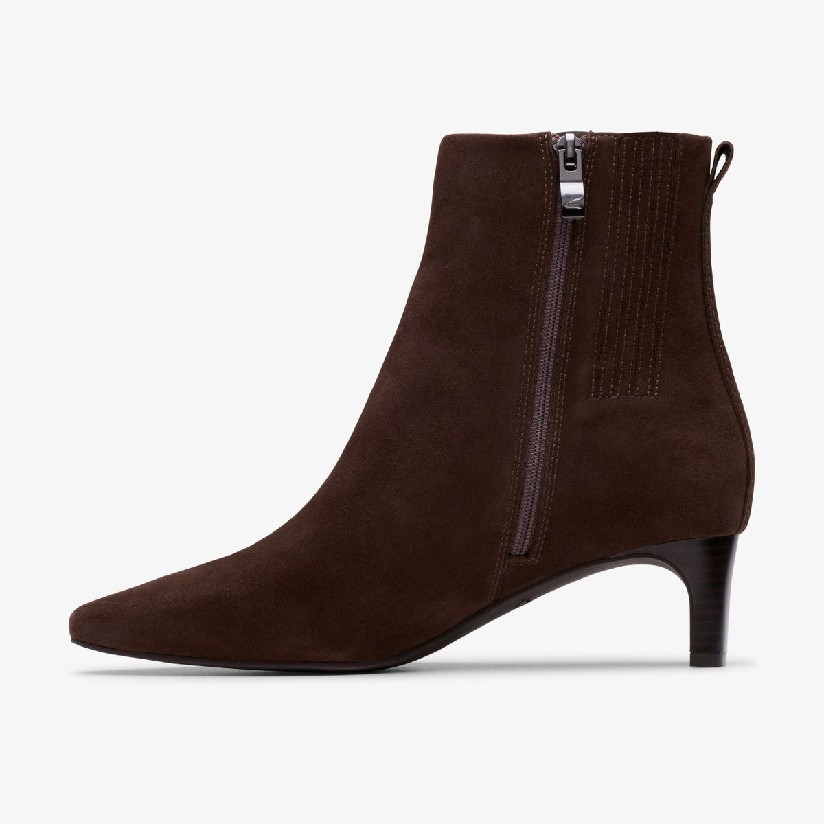 Clarks Trusted / Edina Up Dark Brown Suede