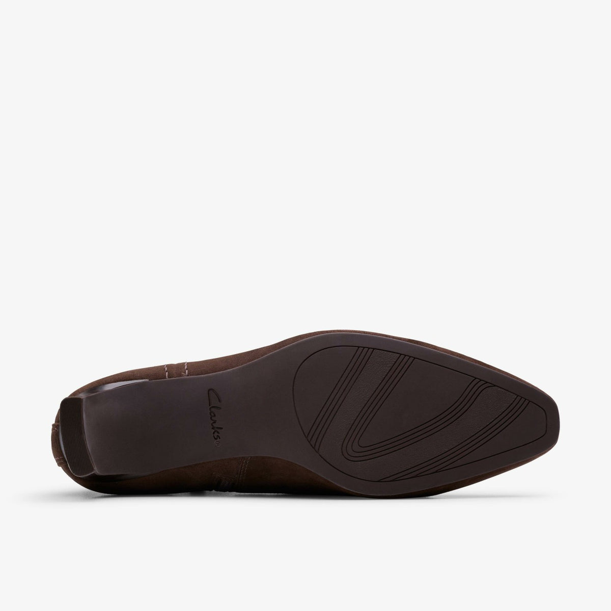 Clarks Trusted / Edina Up Dark Brown Suede
