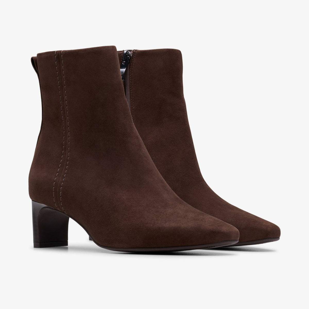 Clarks Trusted / Edina Up Dark Brown Suede