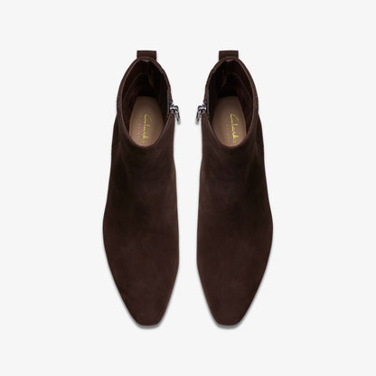 Clarks Trusted / Edina Up Dark Brown Suede