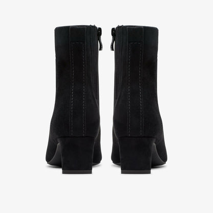 Clarks Latest / Edina Up Black Suede