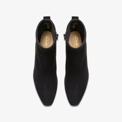 Clarks Latest / Edina Up Black Suede