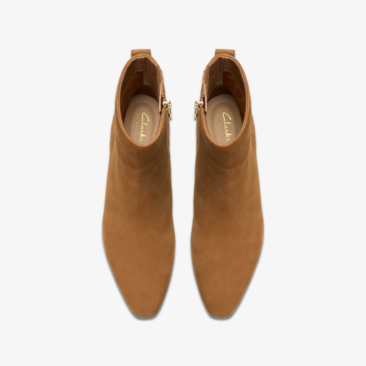 Clarks Featured / Edina Up Tan Suede