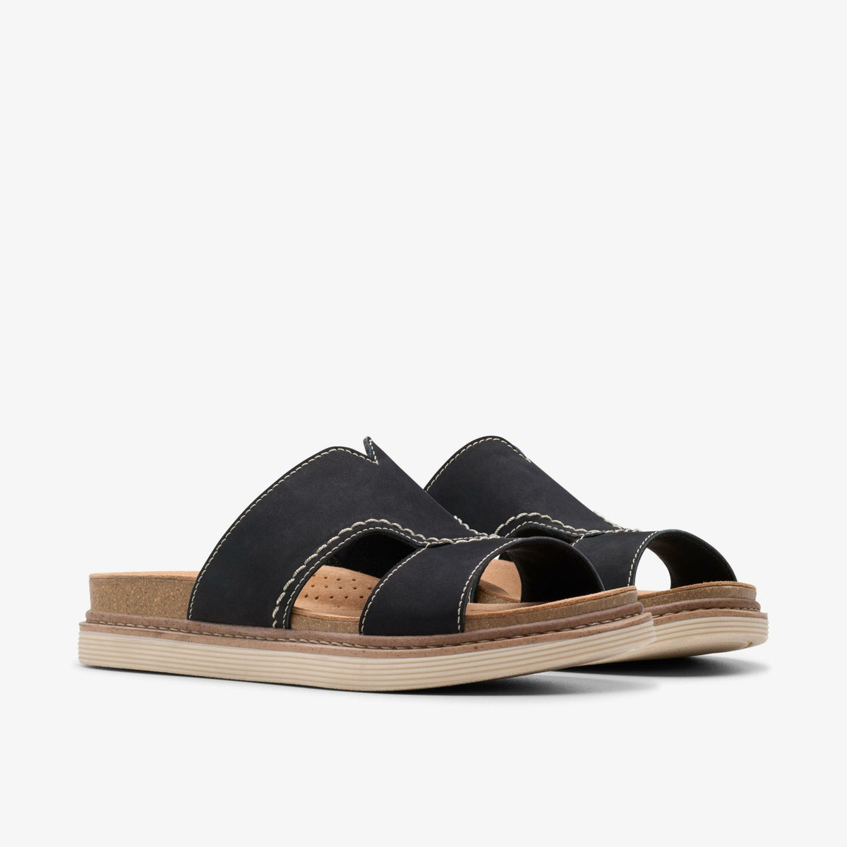 Clarks Essential / Arwell Walk Black Nubuck
