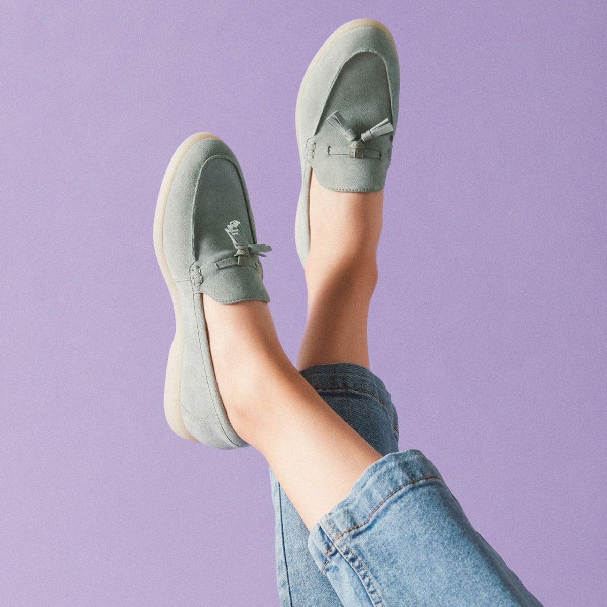 Clarks Customer Favorite / Narini Edge Light Green Suede
