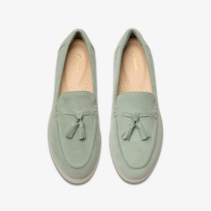 Clarks Customer Favorite / Narini Edge Light Green Suede