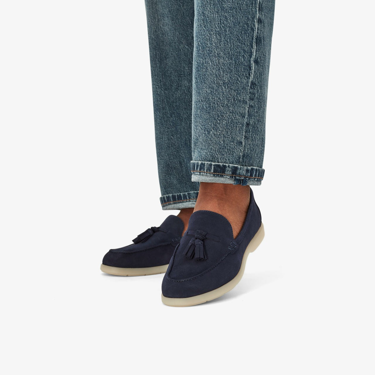 Clarks Quality / Narini Edge Navy Suede