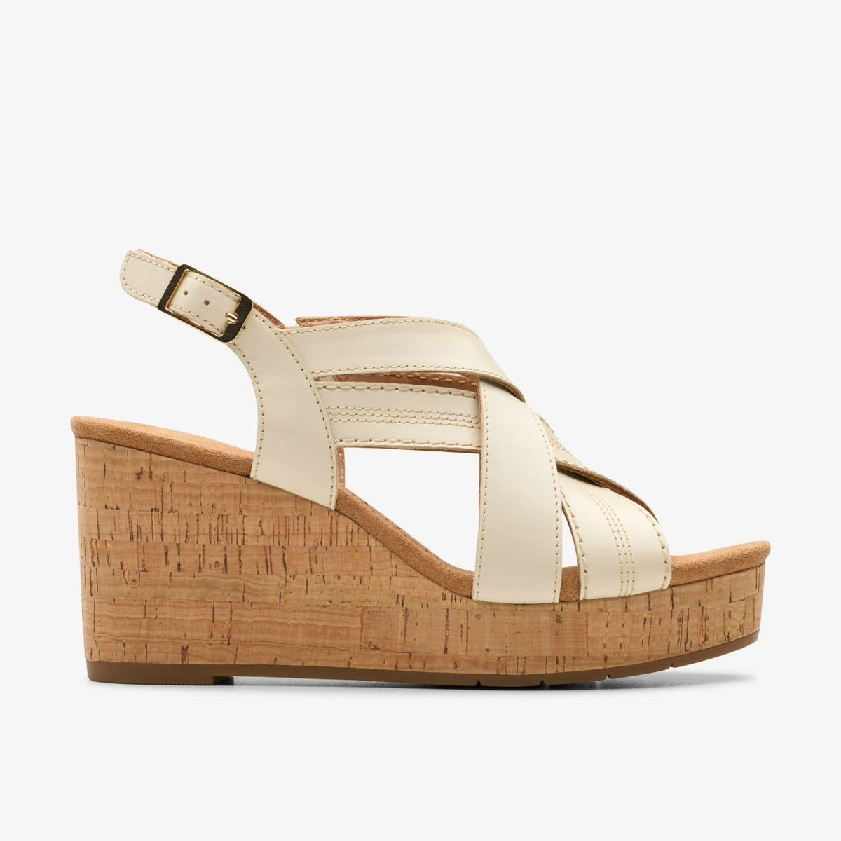 Clarks Classic / Sabina Sling Cream Leather