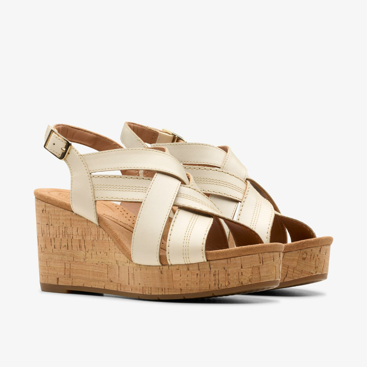 Clarks Classic / Sabina Sling Cream Leather