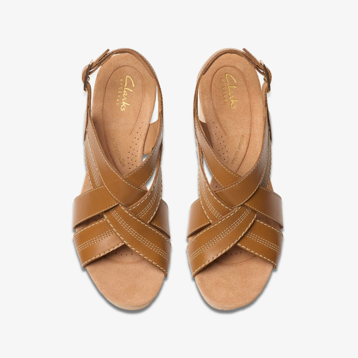 Clarks Latest / Sabina Sling Tan Leather