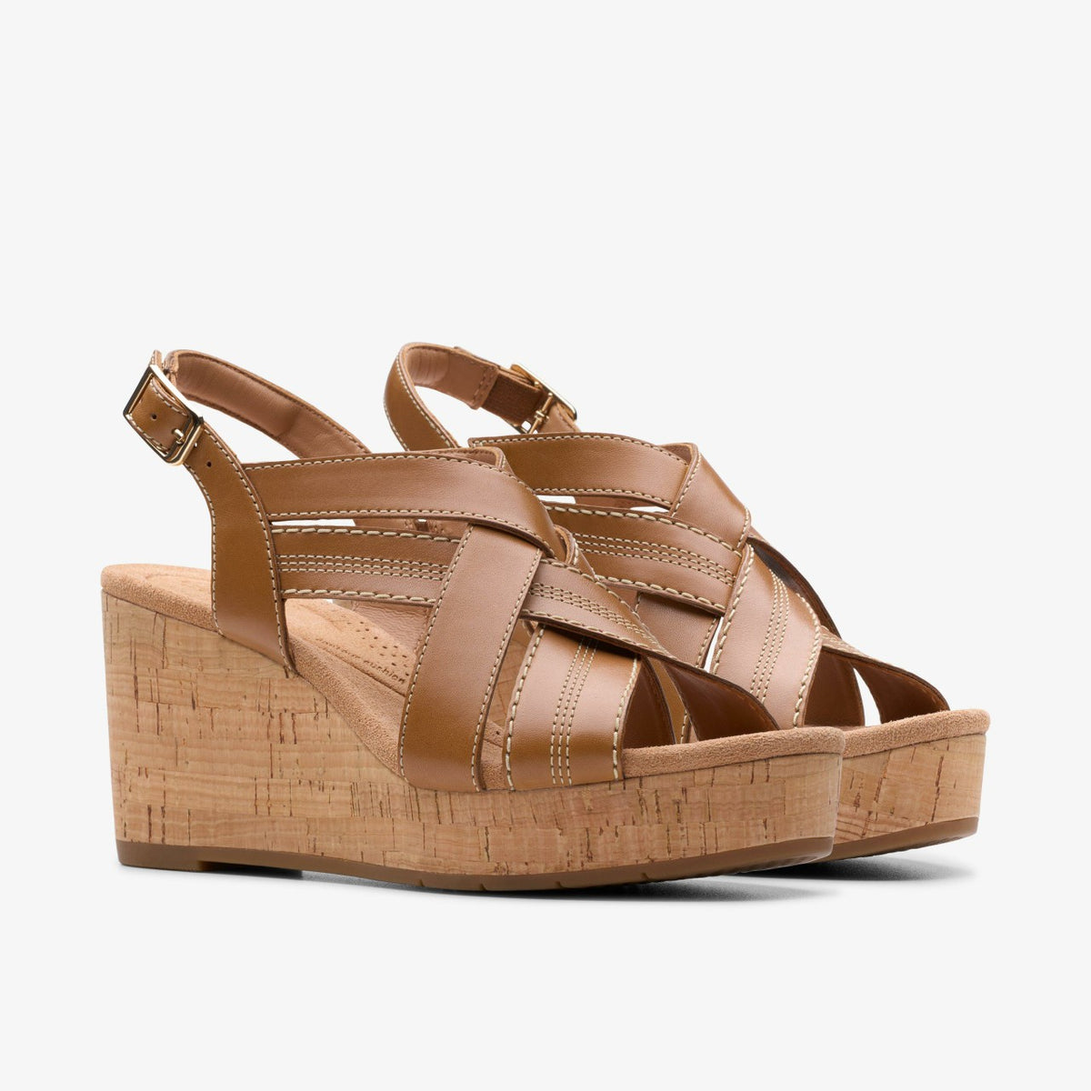 Clarks Latest / Sabina Sling Tan Leather