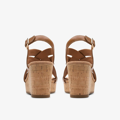 Clarks Latest / Sabina Sling Tan Leather