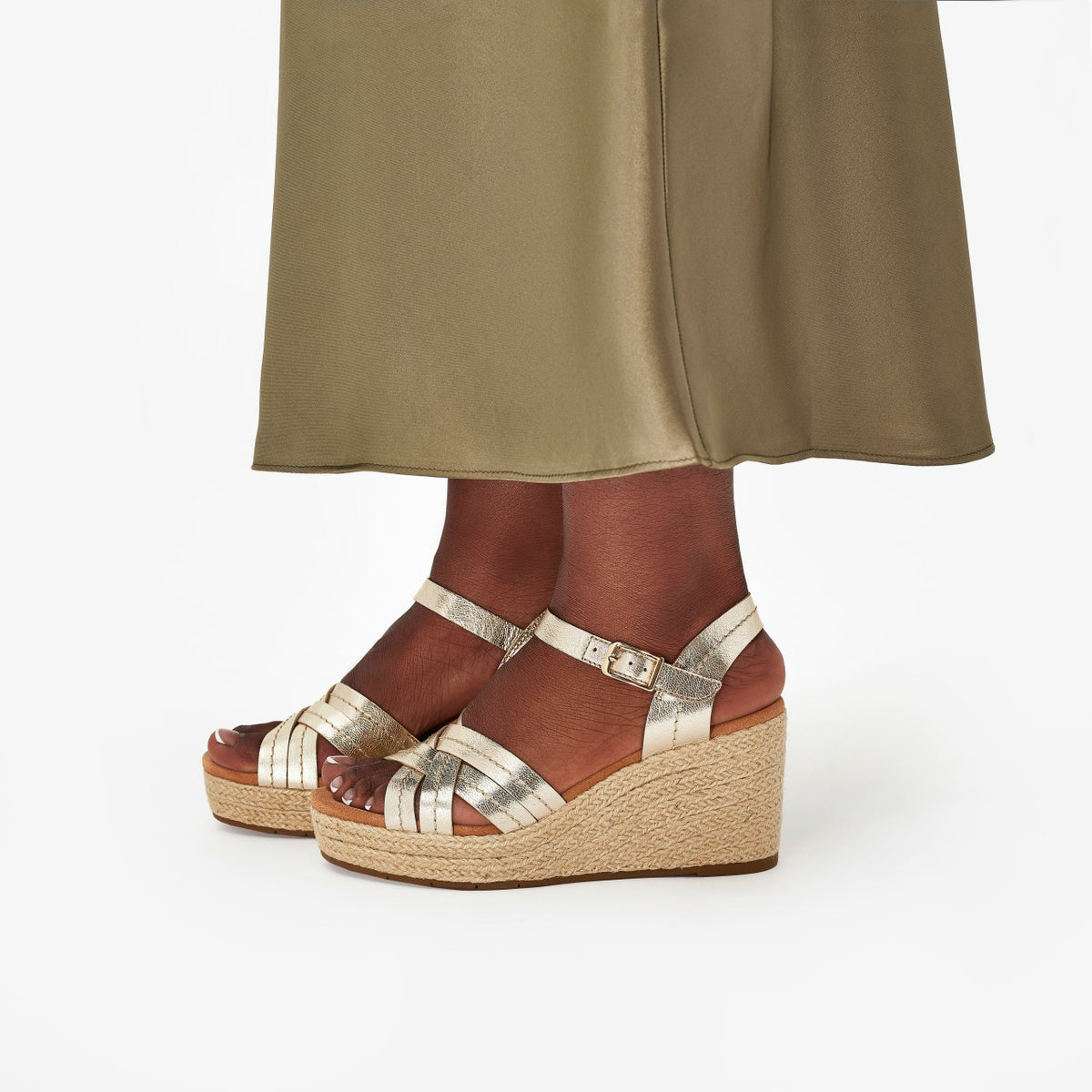 Clarks Best Price / Sabina Strap Champagne