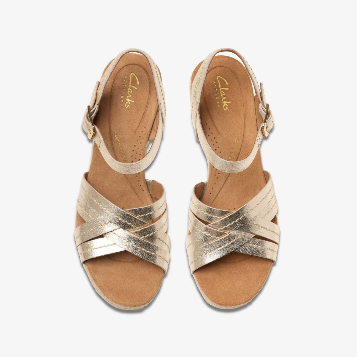 Clarks Best Price / Sabina Strap Champagne
