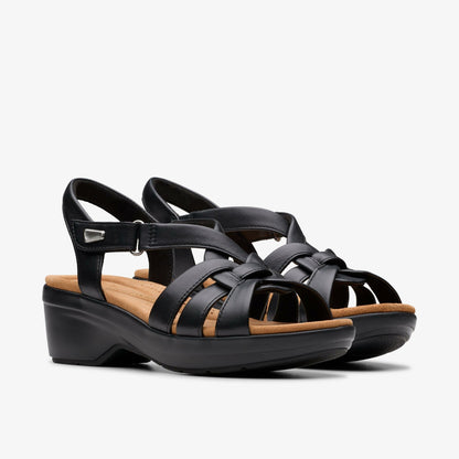 Clarks Exclusive / Tuleah Cross Black Leather