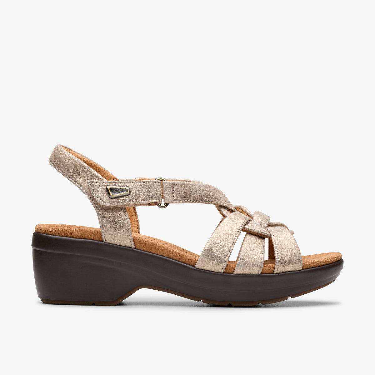 Clarks Classic / Tuleah Cross Metallic Leather