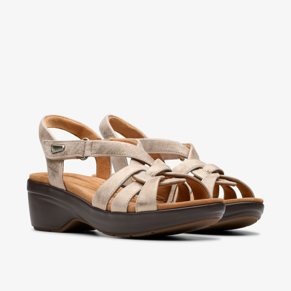 Clarks Classic / Tuleah Cross Metallic Leather