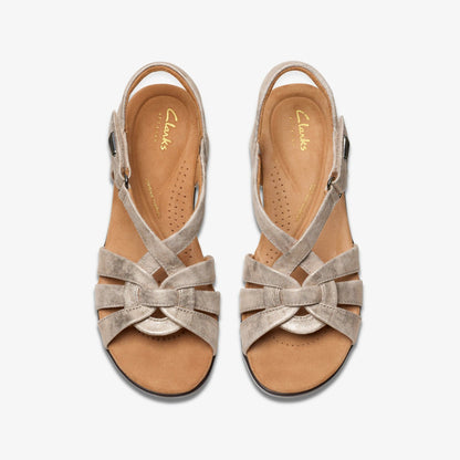 Clarks Classic / Tuleah Cross Metallic Leather