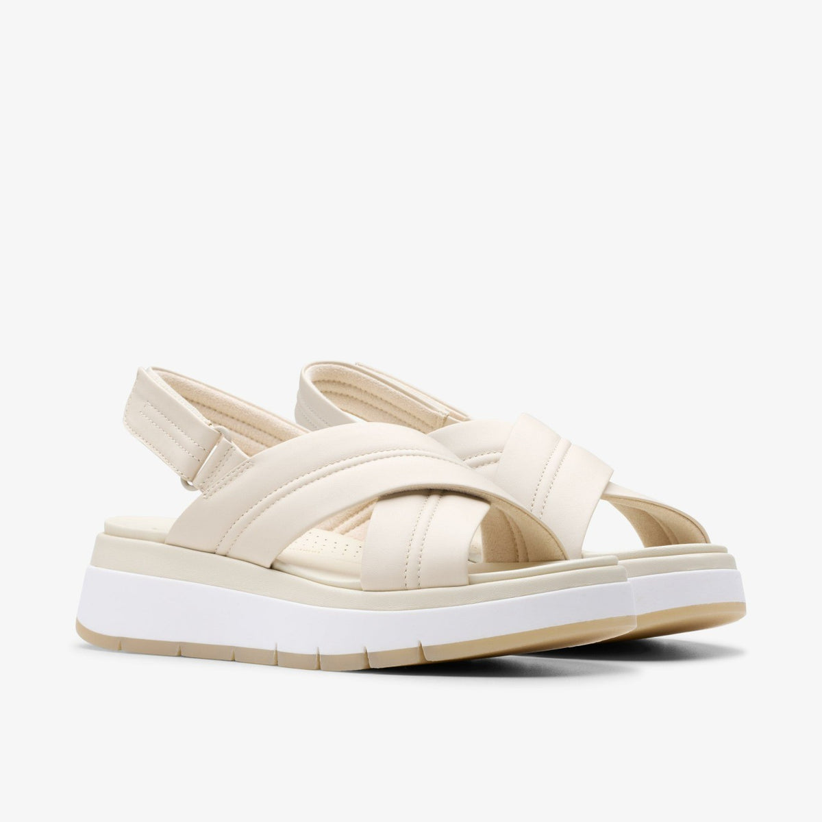 Clarks Deals / Tuscan Cross Cream Leather