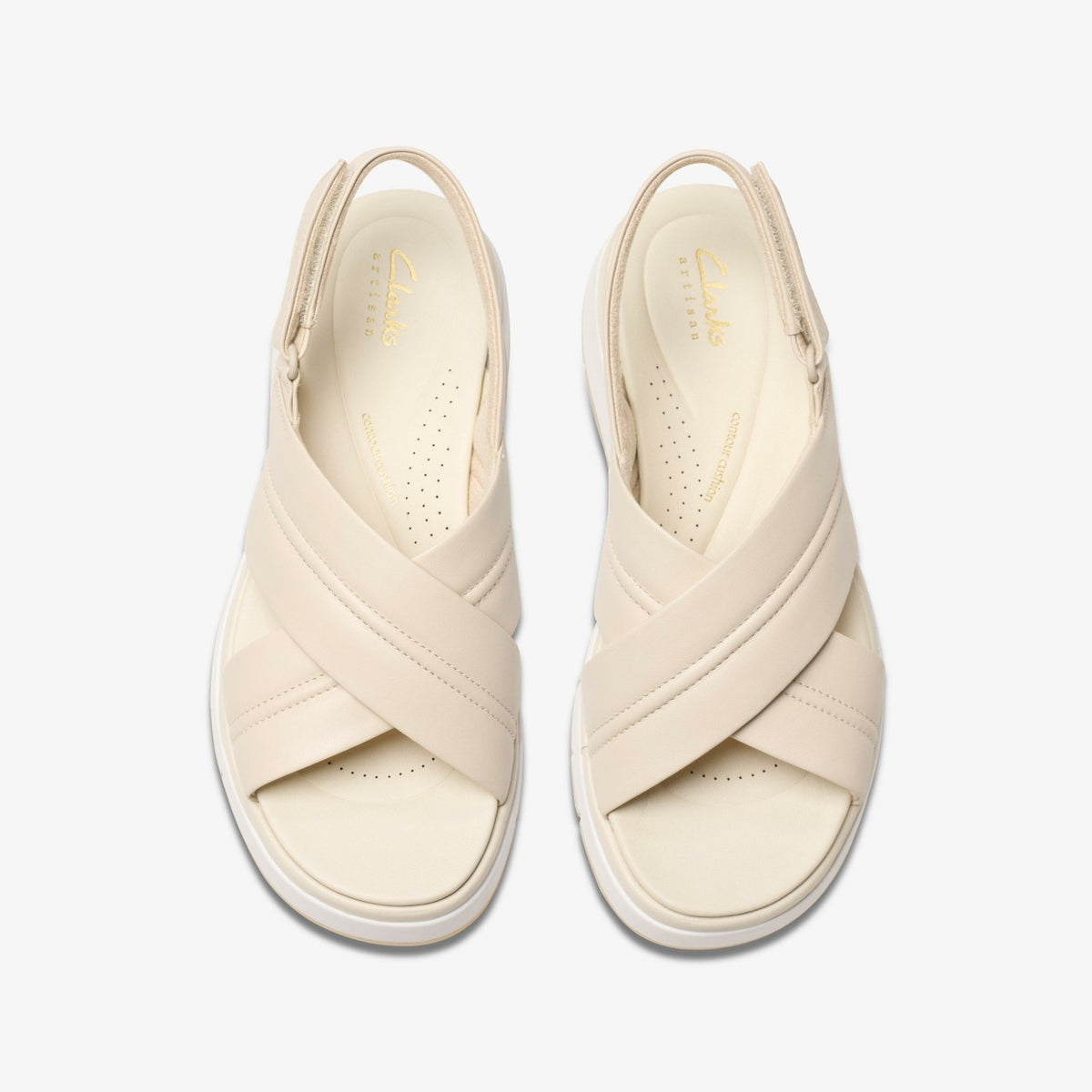 Clarks Deals / Tuscan Cross Cream Leather