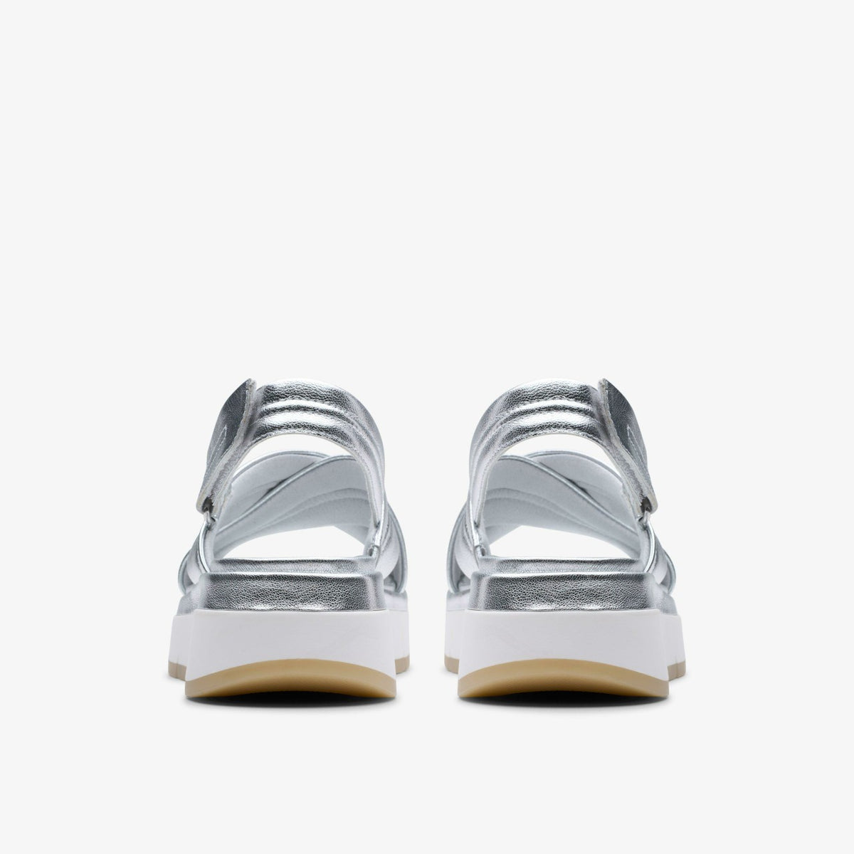 Clarks Sale / Tuscan Cross Silver Leather