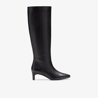 Clarks Signature / Edina Tall Black Leather