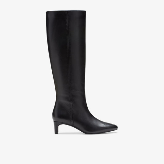 Clarks Signature / Edina Tall Black Leather