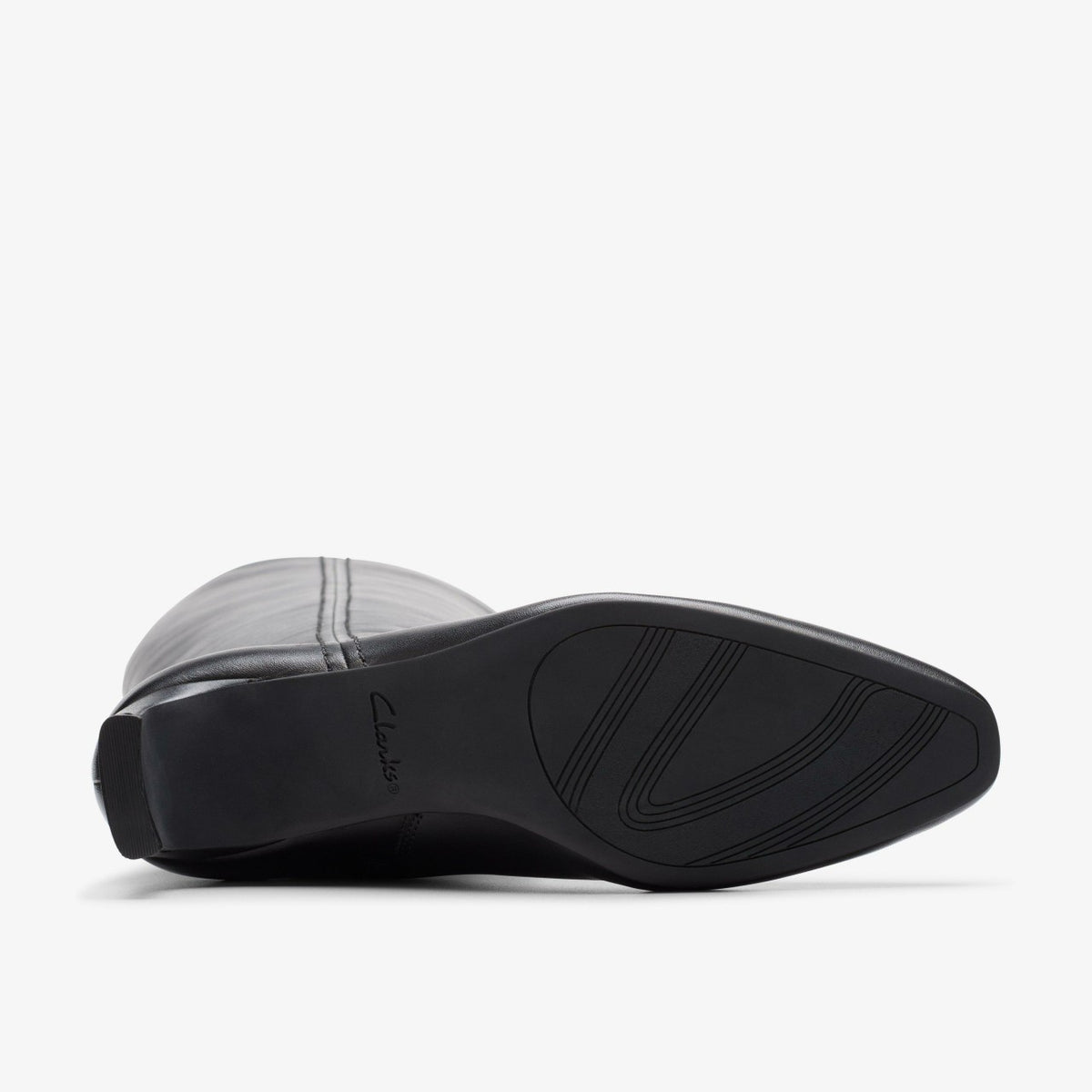 Clarks Signature / Edina Tall Black Leather
