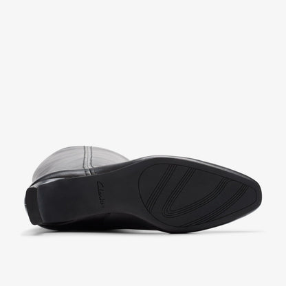 Clarks Signature / Edina Tall Black Leather