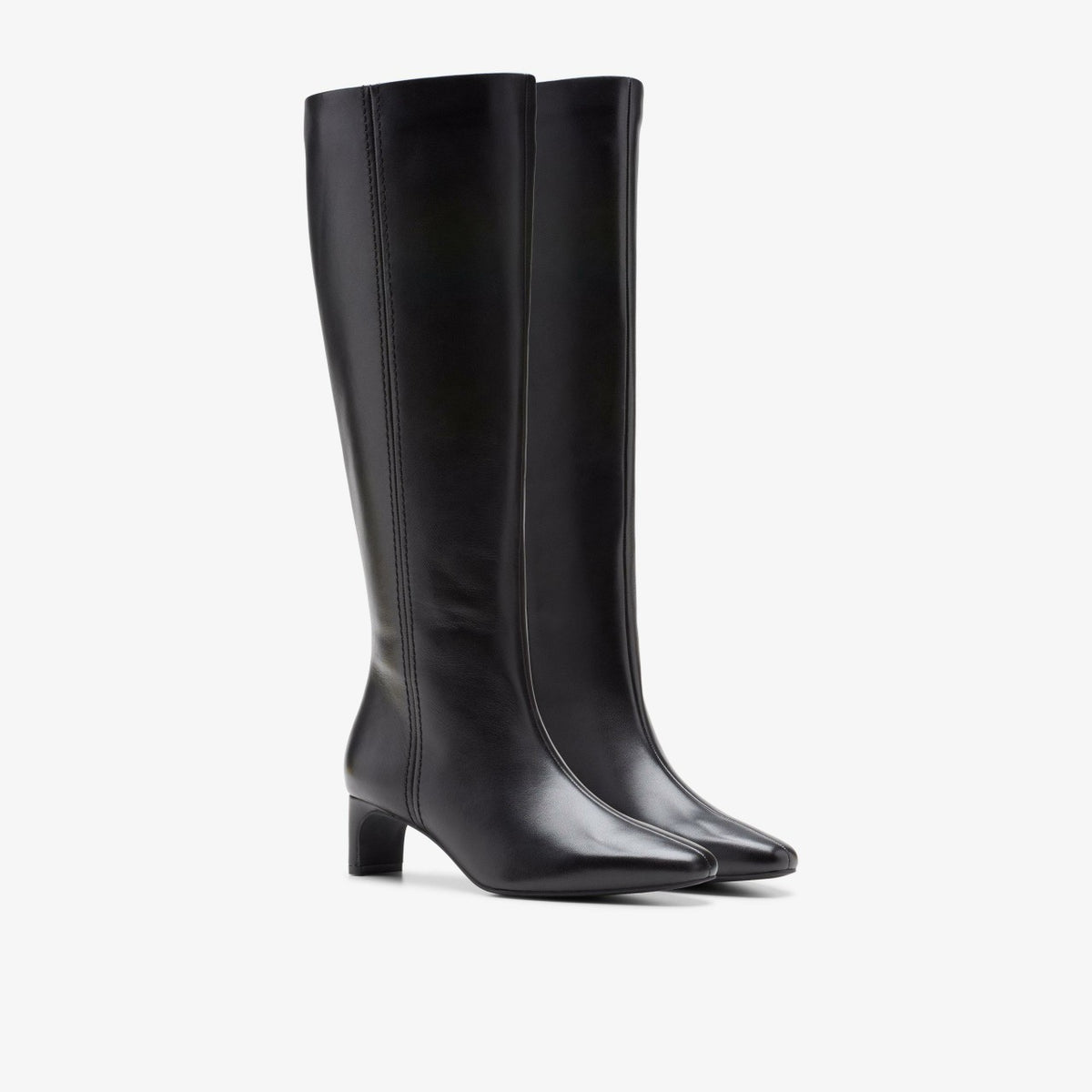 Clarks Signature / Edina Tall Black Leather