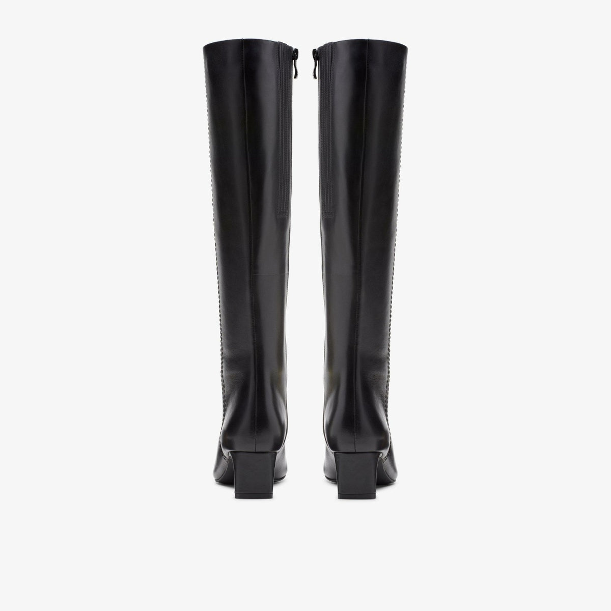 Clarks Signature / Edina Tall Black Leather