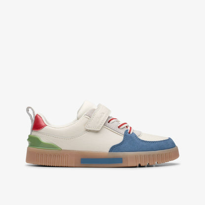 Clarks Popular / Oslo Vibe Kid White/Blue