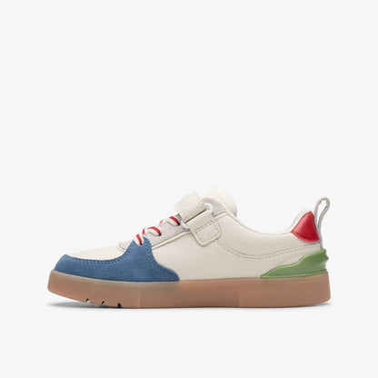 Clarks Popular / Oslo Vibe Kid White/Blue
