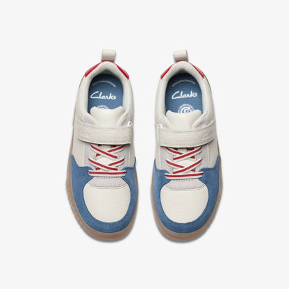 Clarks Popular / Oslo Vibe Kid White/Blue