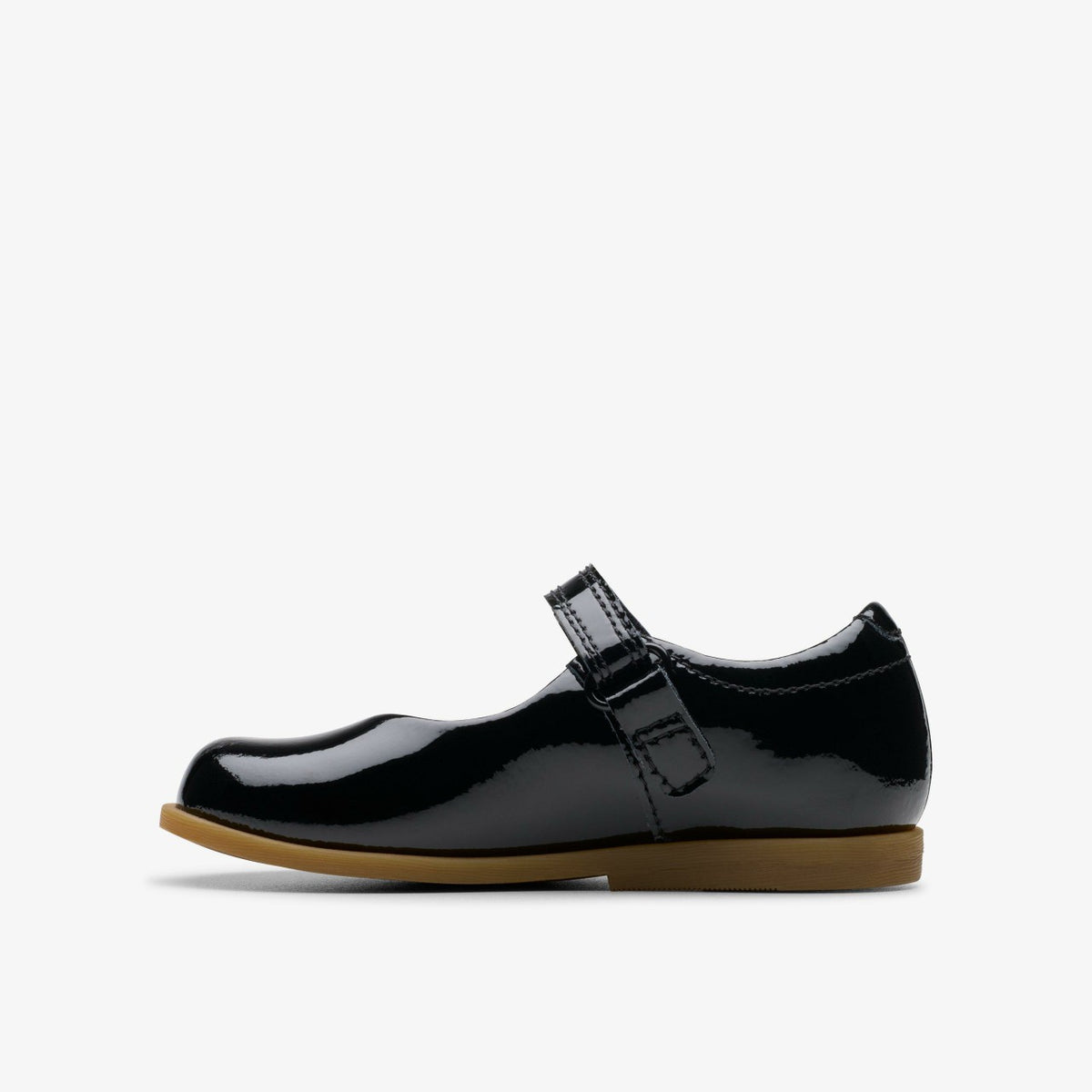 Clarks Top Pick / Drew Tap Toddler Black Patent
