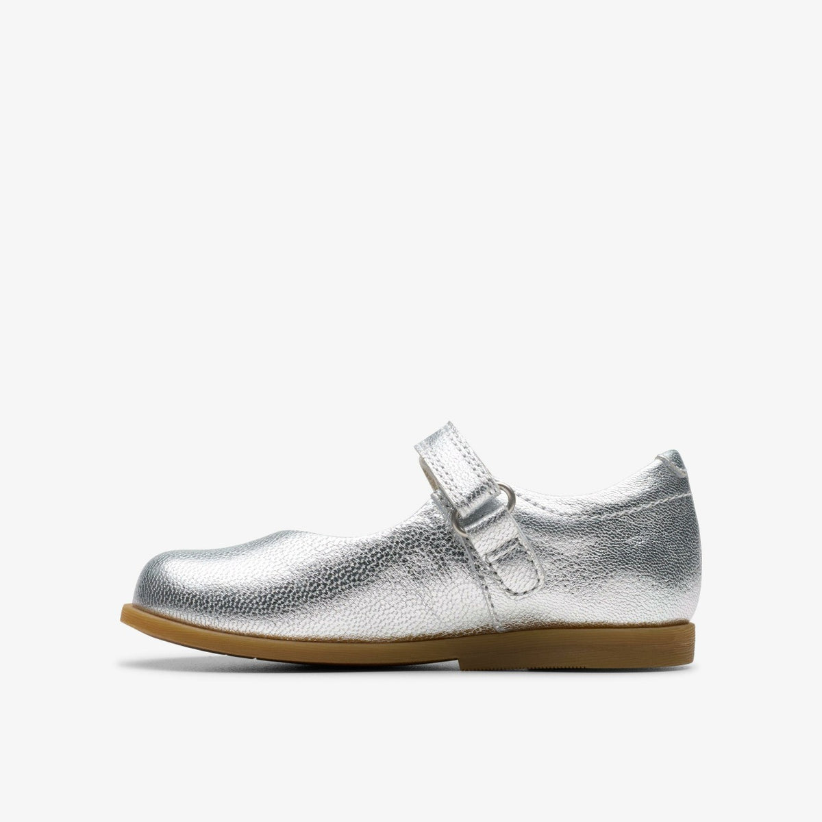 Clarks Signature / Drew Tap Toddler Silver Metallic