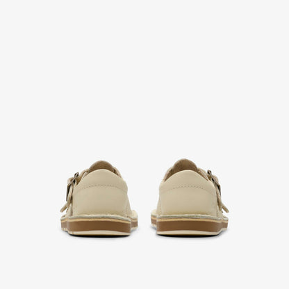 Clarks Recommended / Playsun RF Toddler Off White Leather