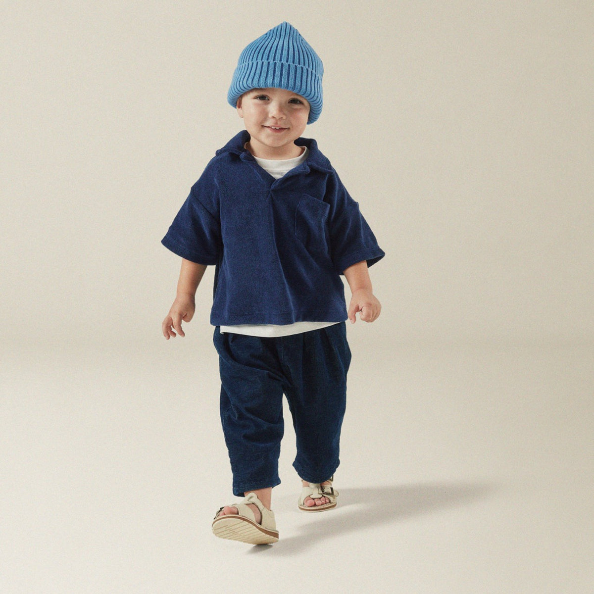 Clarks Recommended / Playsun RF Toddler Off White Leather
