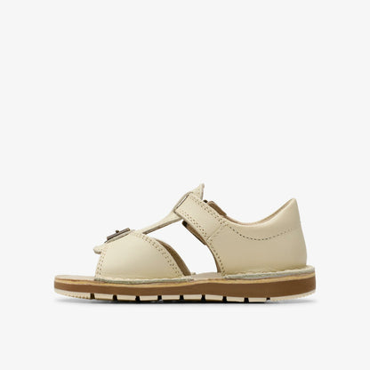 Clarks Recommended / Playsun RF Toddler Off White Leather