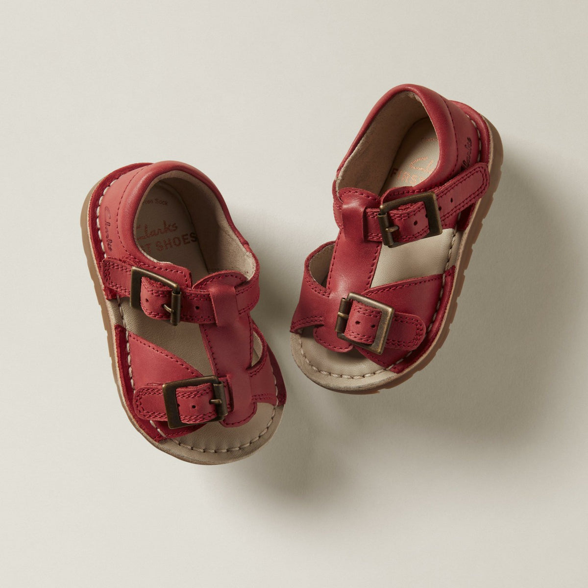 Clarks Customer Favorite / Playsun Toddler Red Leather