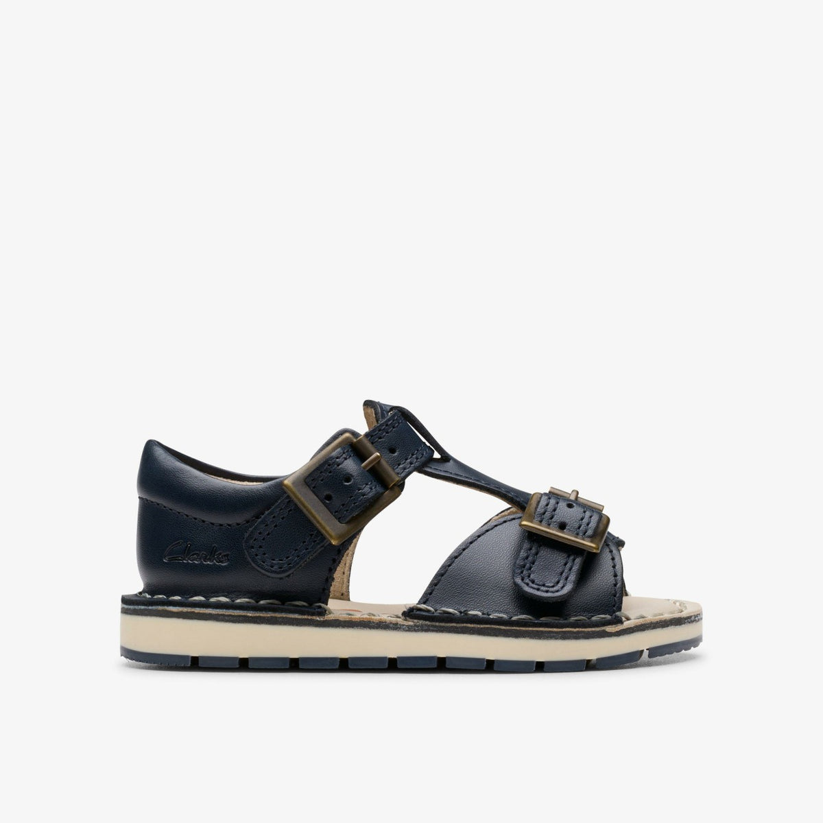 Clarks Recommended / Playsun Toddler Navy Leather