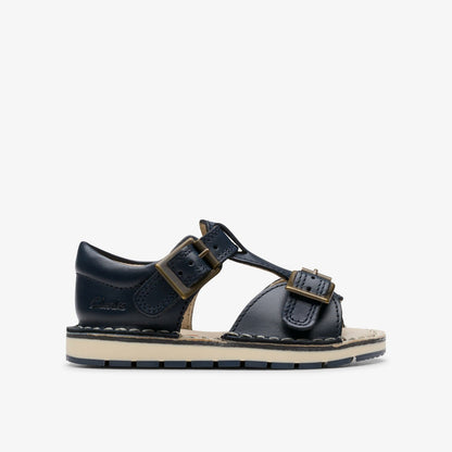Clarks Recommended / Playsun Toddler Navy Leather