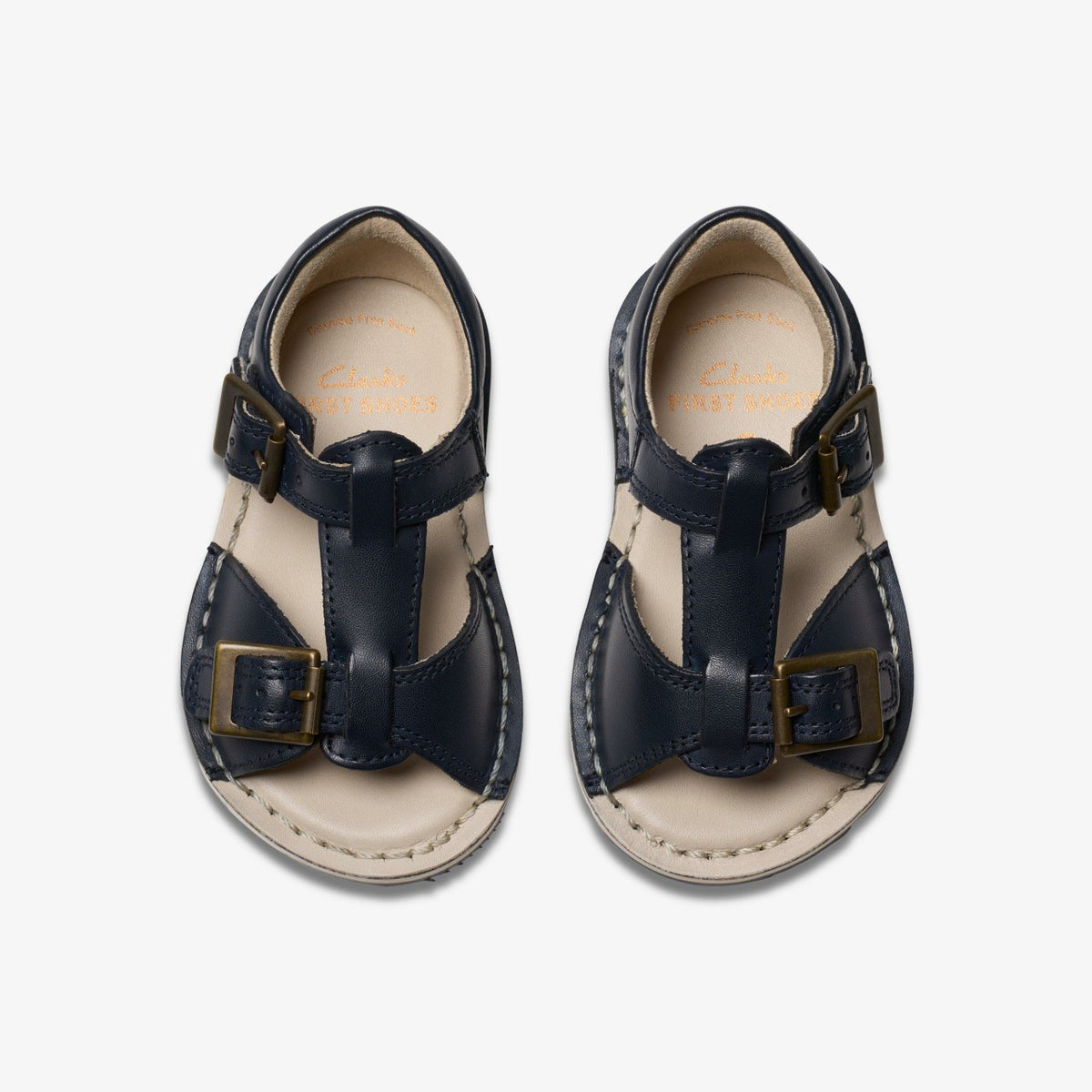 Clarks Recommended / Playsun Toddler Navy Leather